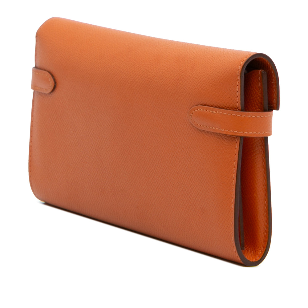 Hermès Epsom Kelly Longue Wallet Orange – GABY PARIS Authentique