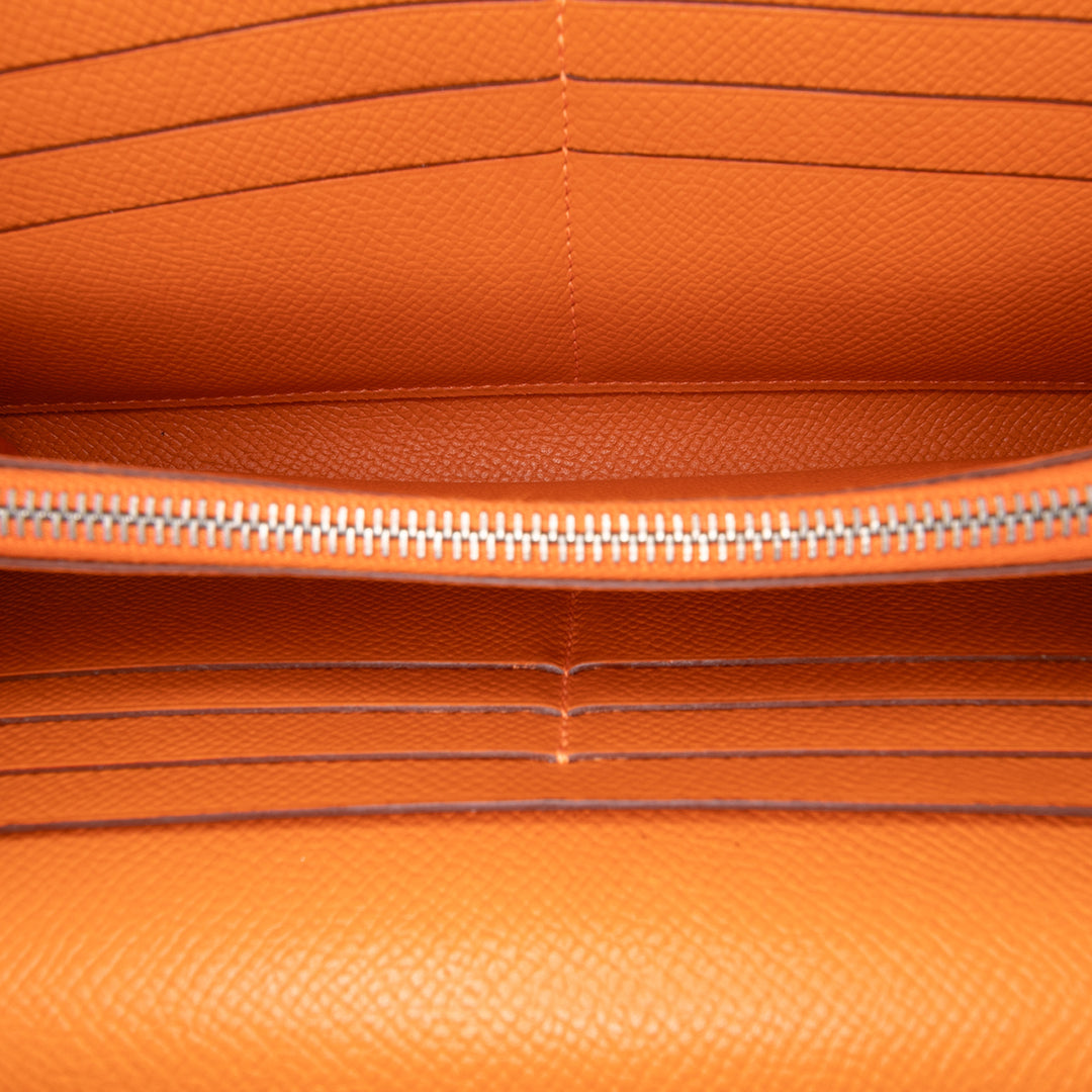 Hermès Epsom Kelly Longue Wallet Orange – GABY PARIS Authentique