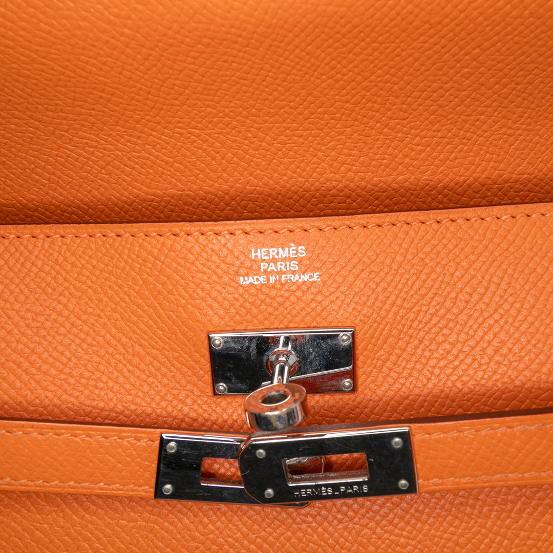 Hermès Epsom Kelly Longue Wallet Orange – GABY PARIS Authentique
