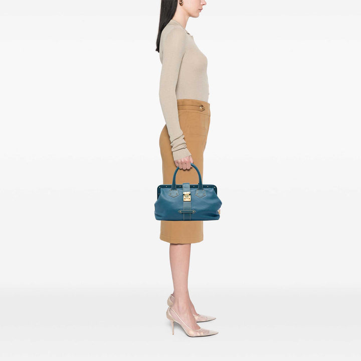 Louis Vuitton Suhali Lingenieux PM Bleu – vue 5 – GABY PARIS