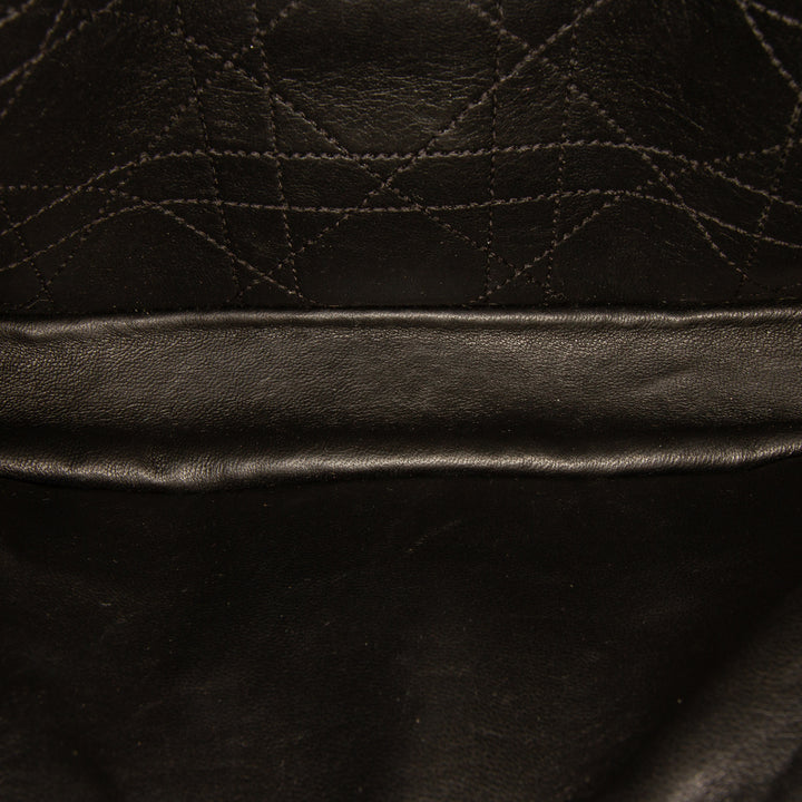 Mini Tweed Cannage Miss Dior Flap Black - Gaby Paris