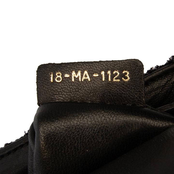 Mini Tweed Cannage Miss Dior Flap Black - Gaby Paris