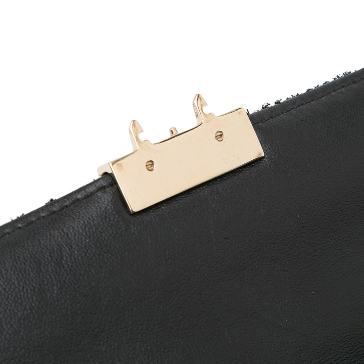 Mini Tweed Cannage Miss Dior Flap Black - Gaby Paris