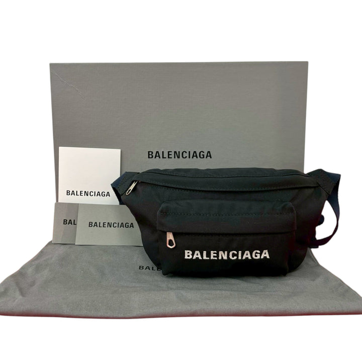 Logo Wheel Sac ceinture Noir