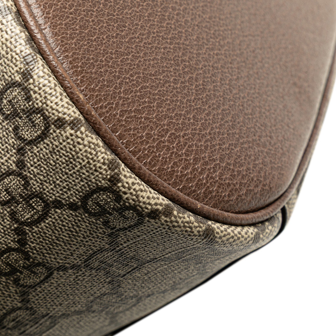 GG Supreme Web Ophidia Vanity Bag Brown - Gaby Paris