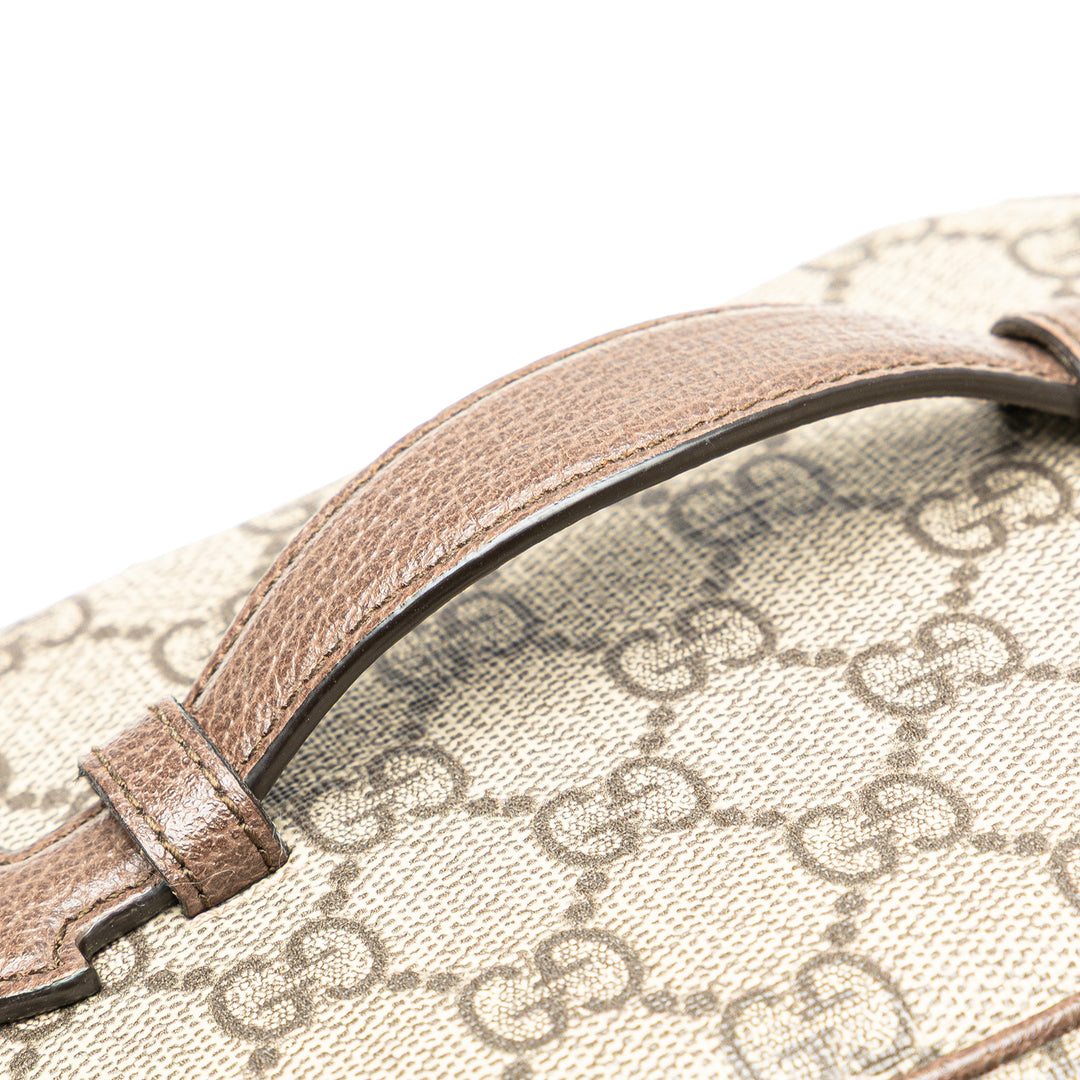 GG Supreme Web Ophidia Vanity Bag Brown - Gaby Paris