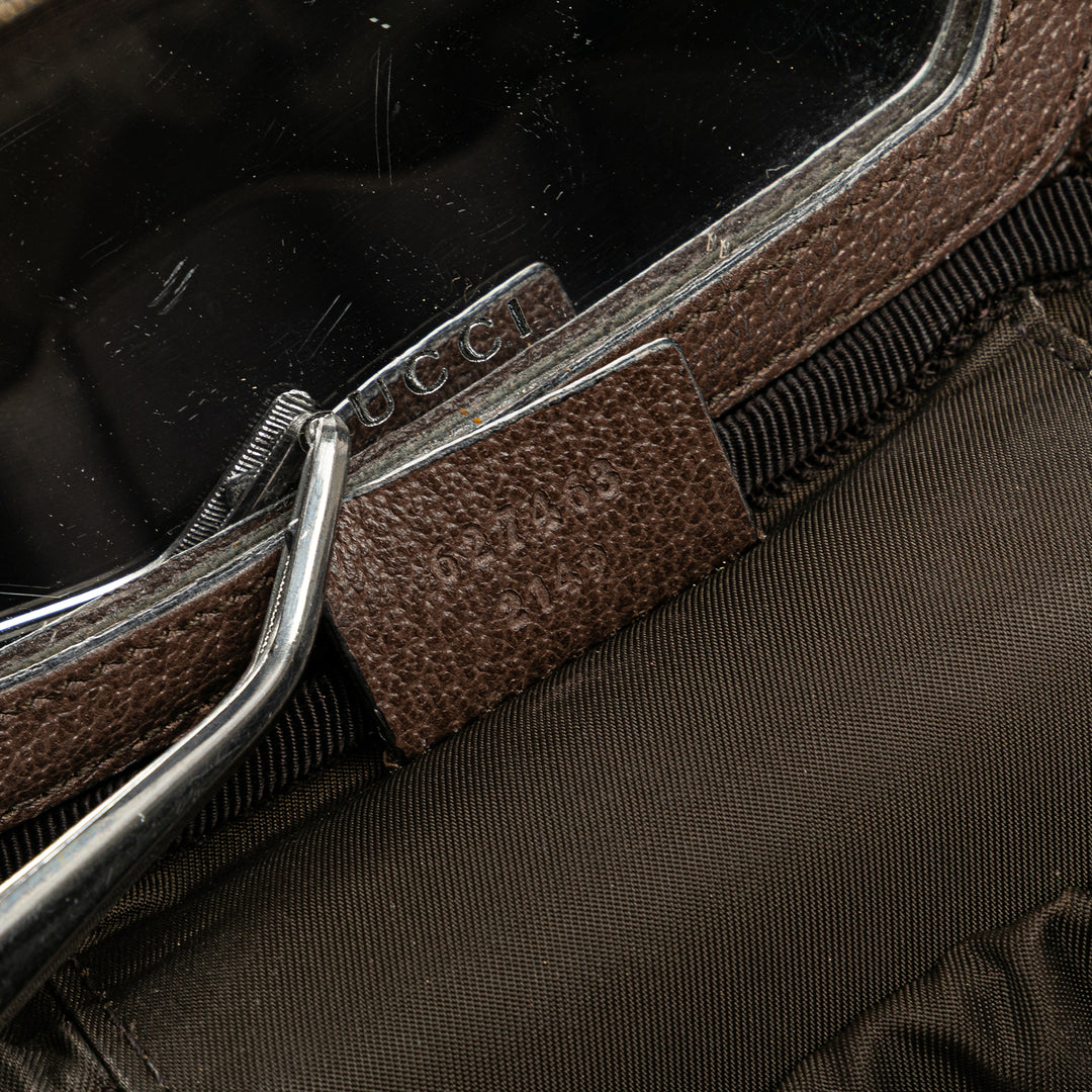 GG Supreme Web Ophidia Vanity Bag Brown - Gaby Paris