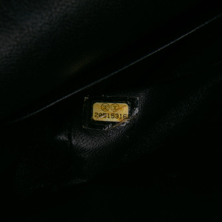 Medium Classic Caviar Double Flap Black - Gaby Paris