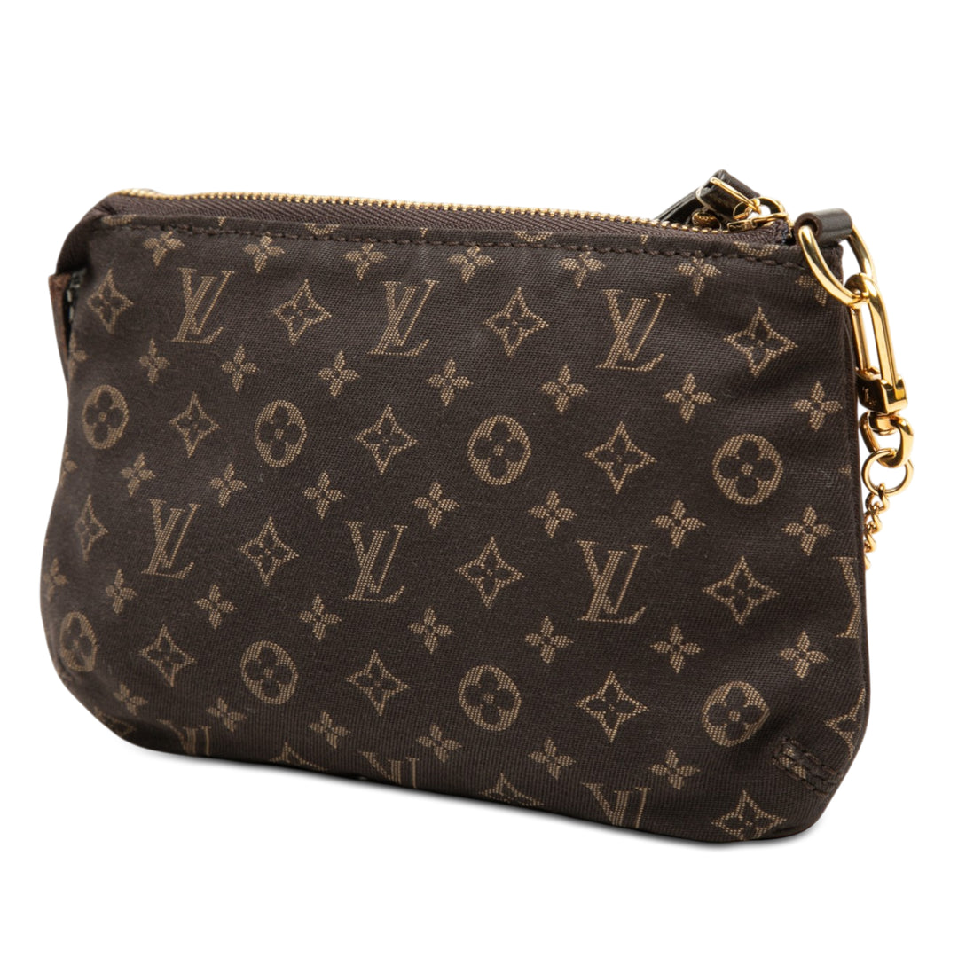 Lin Pochette Accessoires Mini Monogram Marron