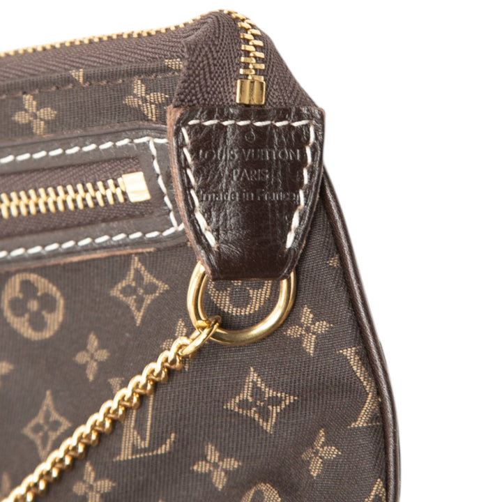 Lin Pochette Accessoires Mini Monogram Marron