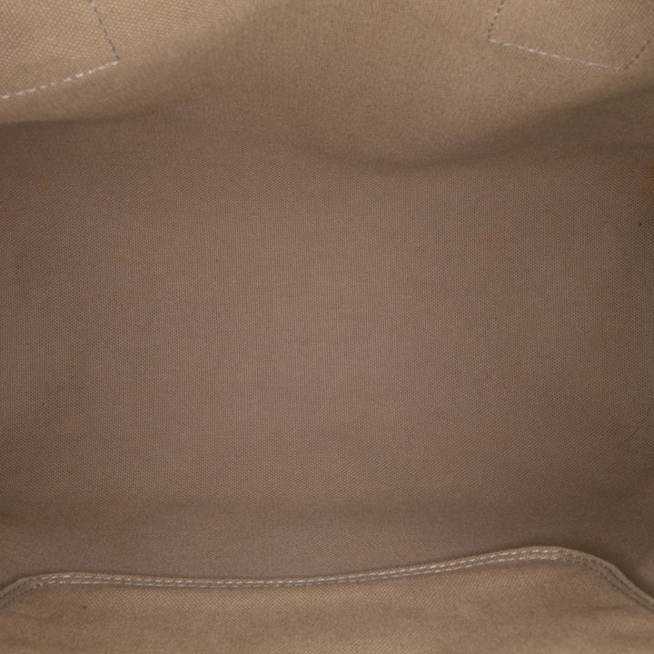 Anagram Coated Canvas Handbag Gray - Gaby Paris