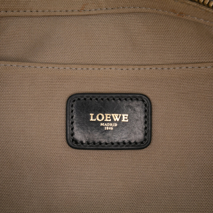 Anagram Coated Canvas Handbag Gray - Gaby Paris