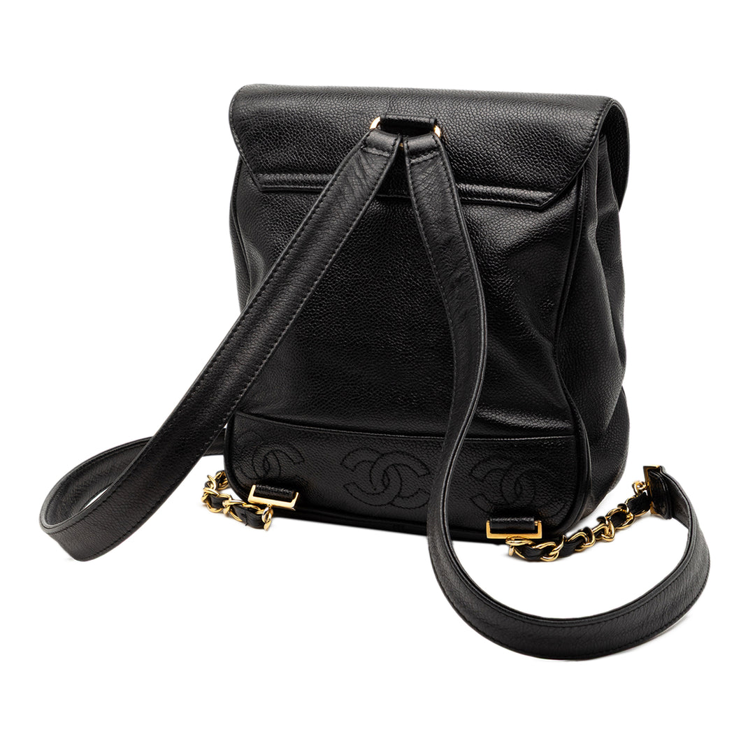 Chanel Caviar Triple CC Sac à dos – GABY PARIS Authentique