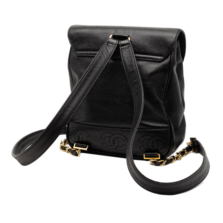 Chanel Caviar Triple CC Sac à dos – GABY PARIS Authentique