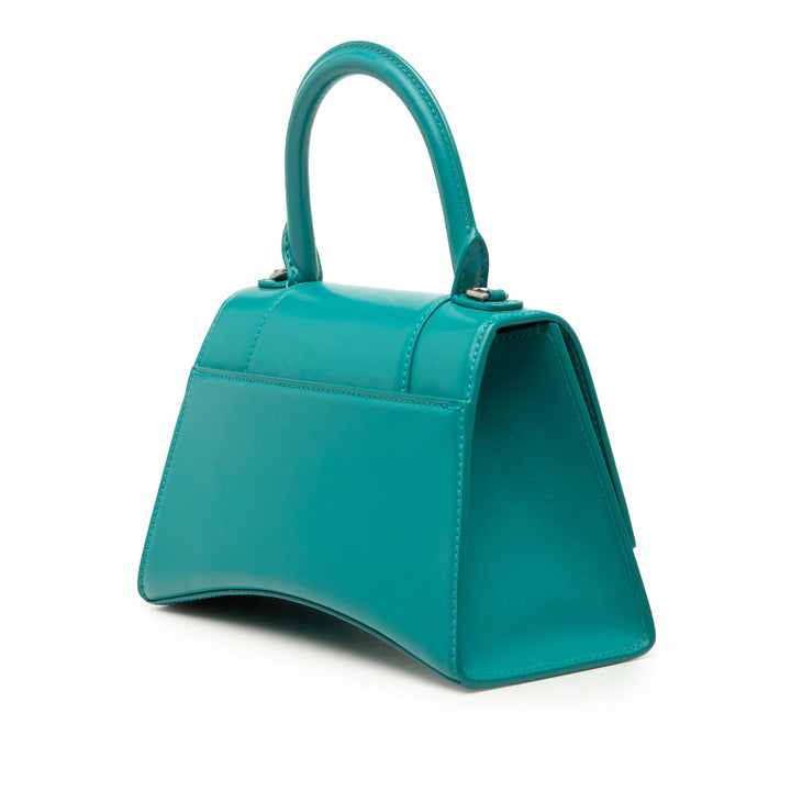 Balenciaga Small brillant Box Cuir de veau Hourglass sac à anse supérieure