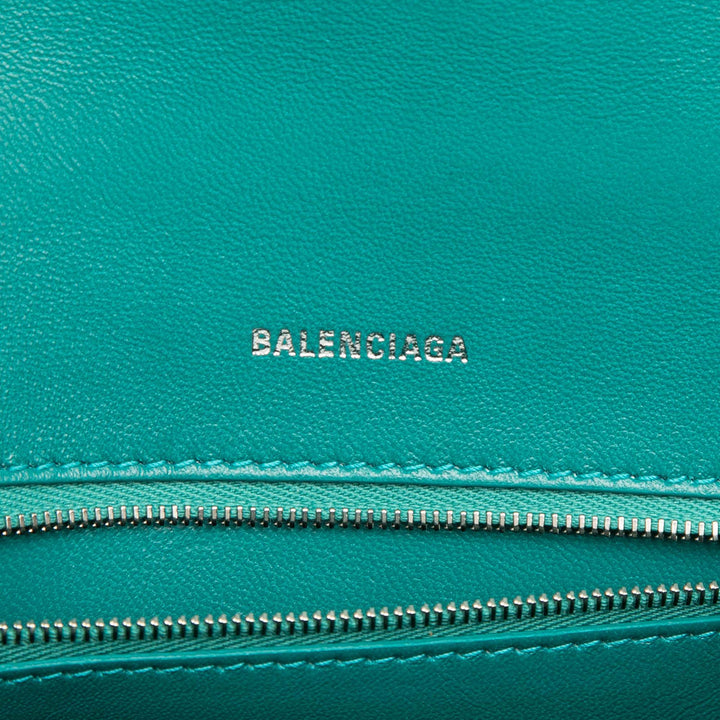 Balenciaga Small brillant Box Cuir de veau Hourglass sac à anse supérieure
