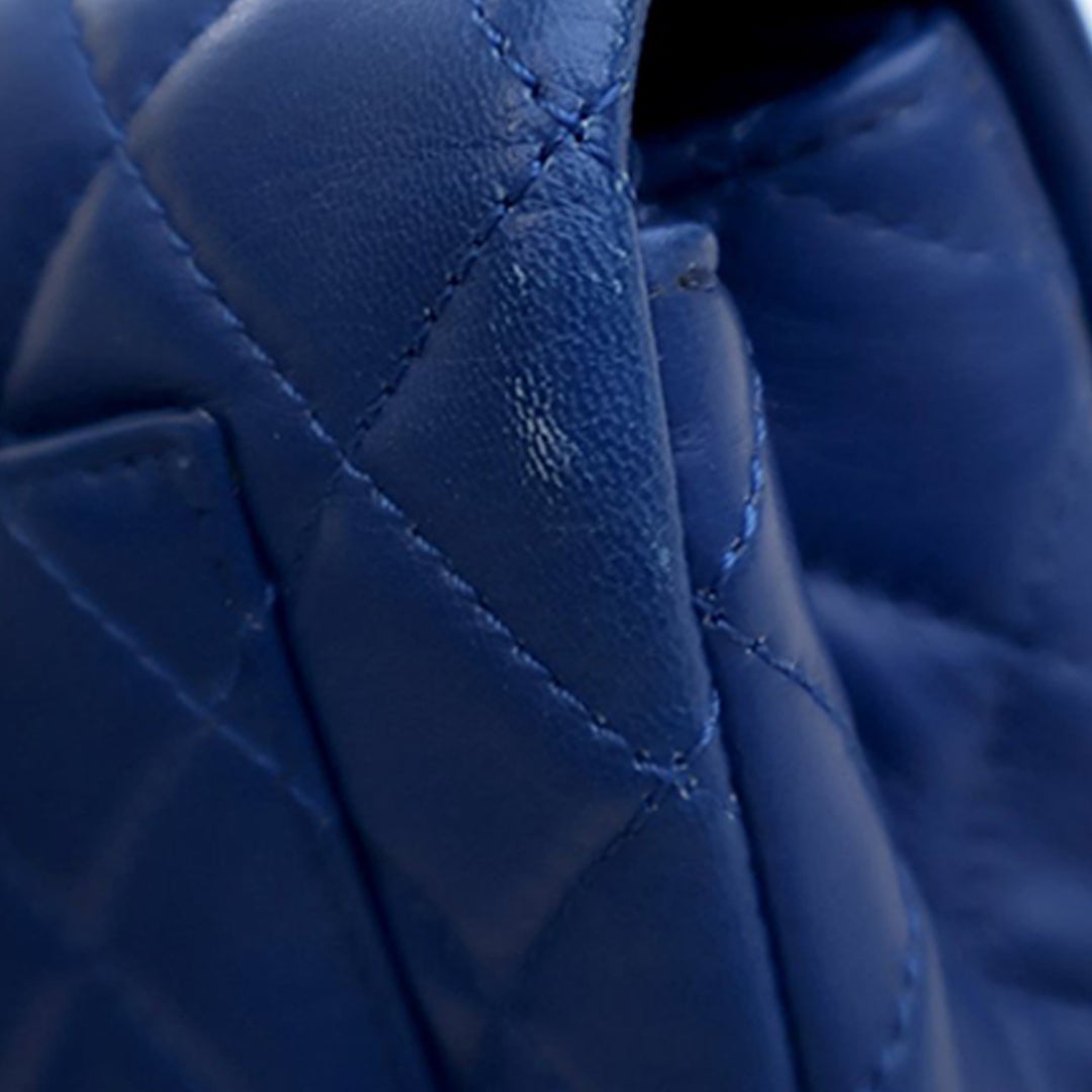 Chanel Mini Rectangular Classic Cuir d’agneau Perle Crush Simple rabat