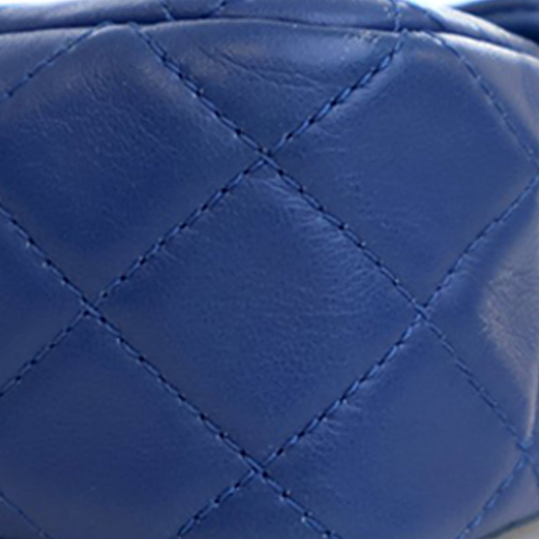 Chanel Mini Rectangular Classic Cuir d’agneau Perle Crush Simple rabat