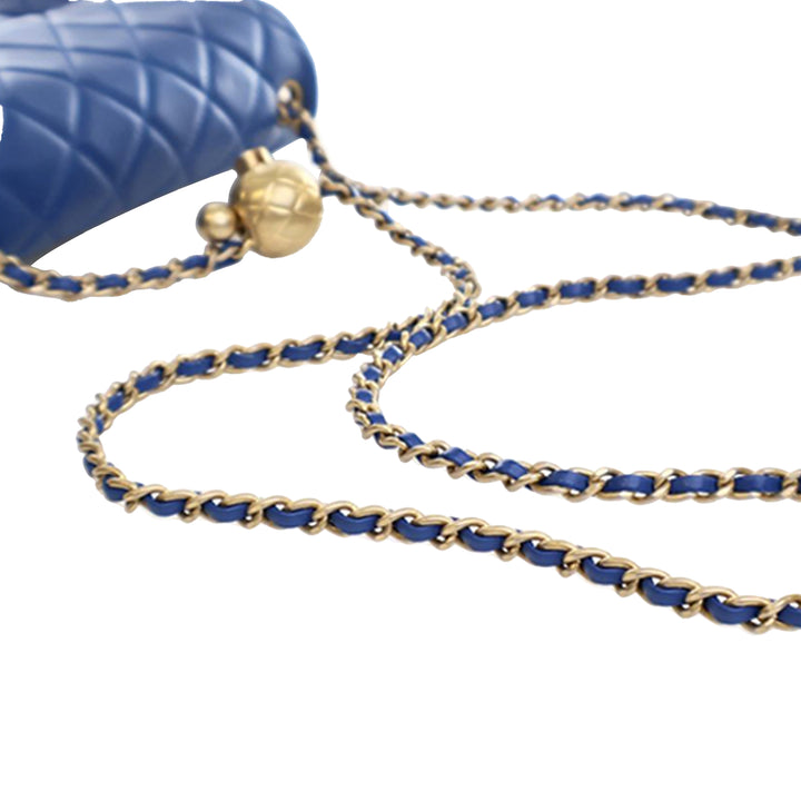 Chanel Mini Rectangular Classic Cuir d’agneau Perle Crush Simple rabat