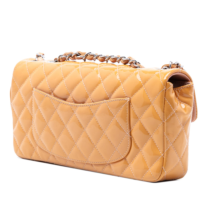 Chanel Classic Cuir verni East West Simple rabat