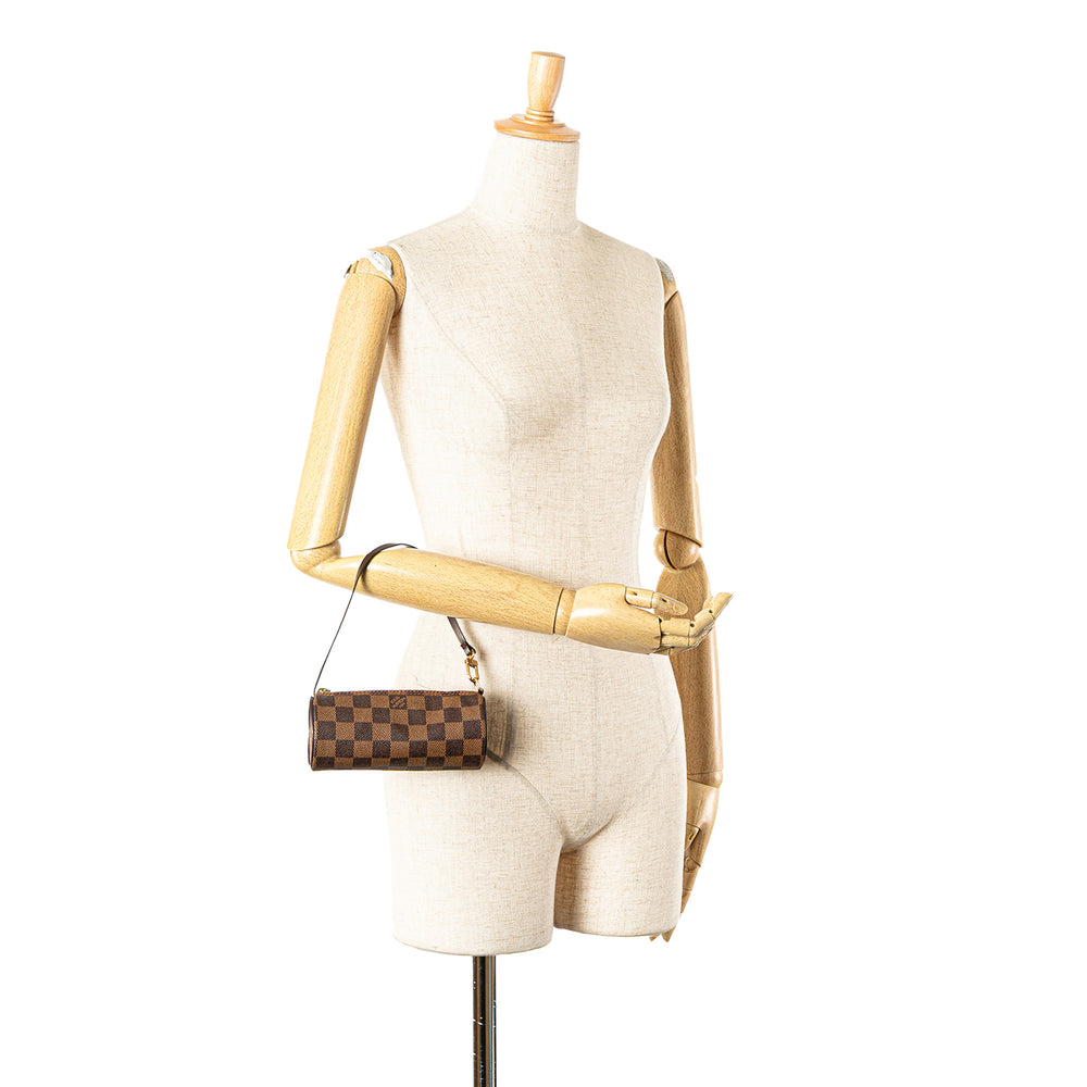 Damier Ebene Papillon Pochette Brown - Gaby Paris