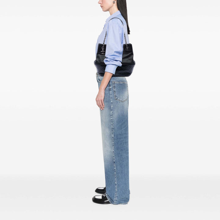 Chanel perforé Cuir de veau Up In The Air North South Cabas