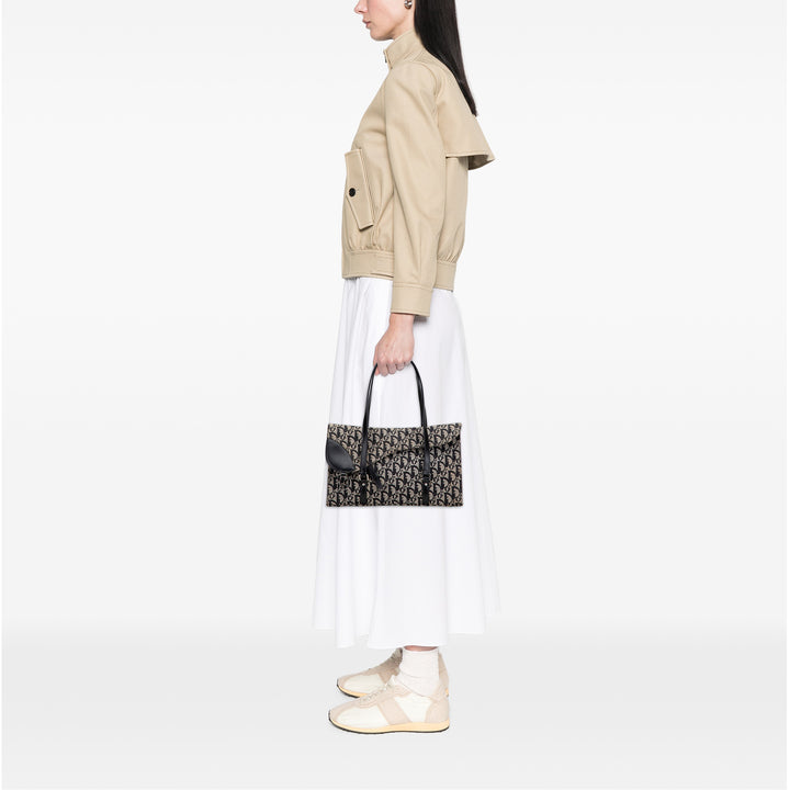 Dior Diorissimo Trotter Toile Saddle Sac bandoulière Bleu