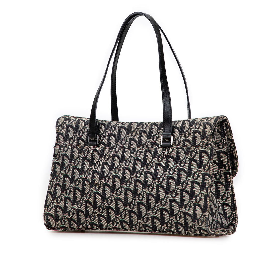 Dior Diorissimo Trotter Toile Saddle Sac bandoulière Bleu