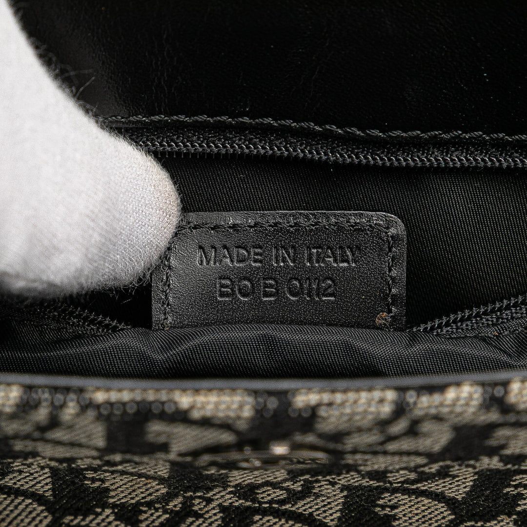 Dior Diorissimo Trotter Toile Saddle Sac bandoulière Bleu