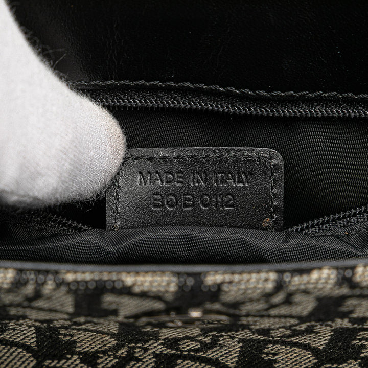 Dior Diorissimo Trotter Toile Saddle Sac bandoulière Bleu