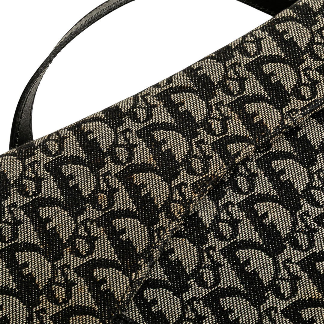 Dior Diorissimo Trotter Toile Saddle Sac bandoulière Bleu