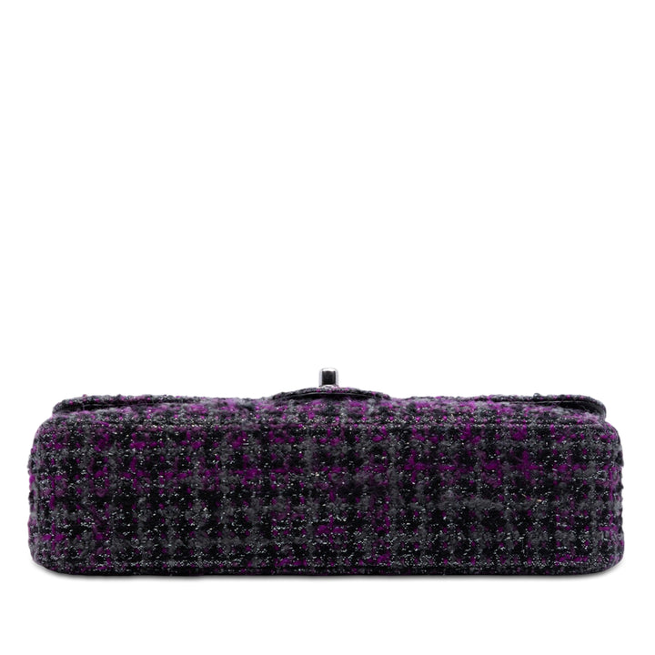 Chanel Medium Classic Tweed Double rabat