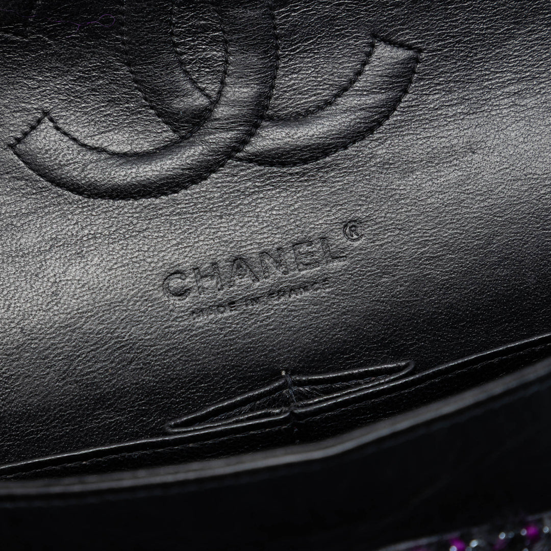 Chanel Medium Classic Tweed Double rabat