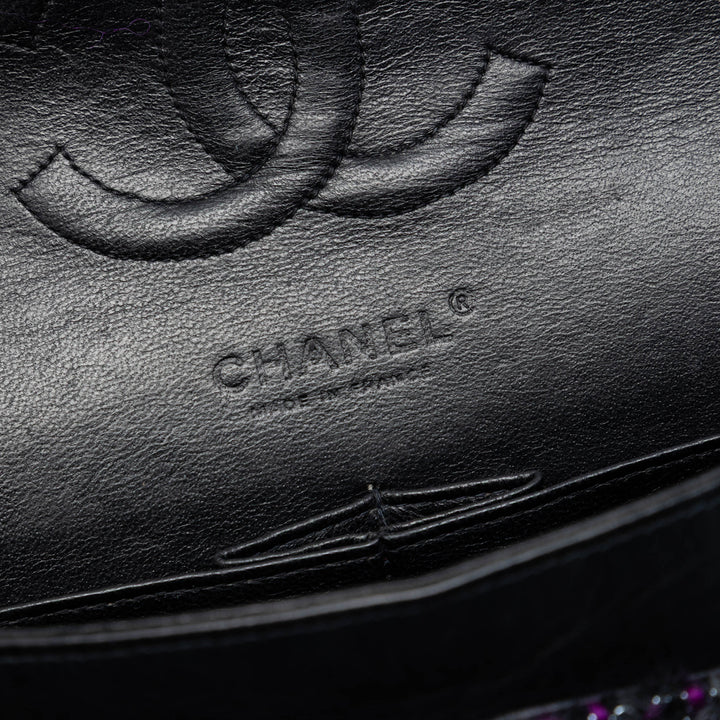 Chanel Medium Classic Tweed Double rabat