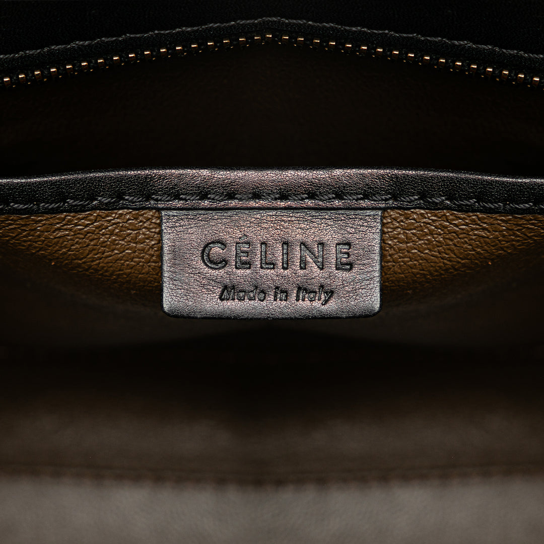 Celine Nano Tricolor Cuir Luggage Cabas