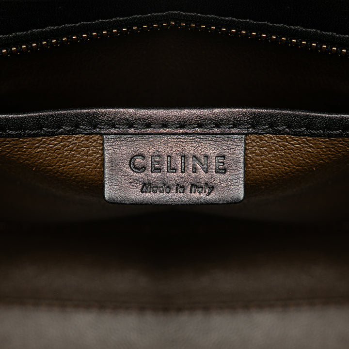 Celine Nano Tricolor Cuir Luggage Cabas