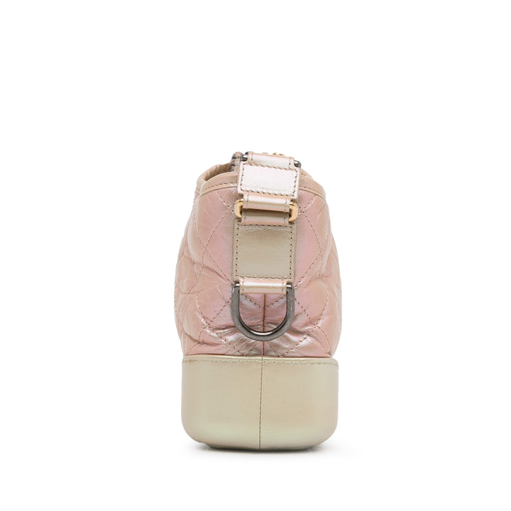 Small Iridescent Gabrielle Crossbody Pink - Gaby Paris