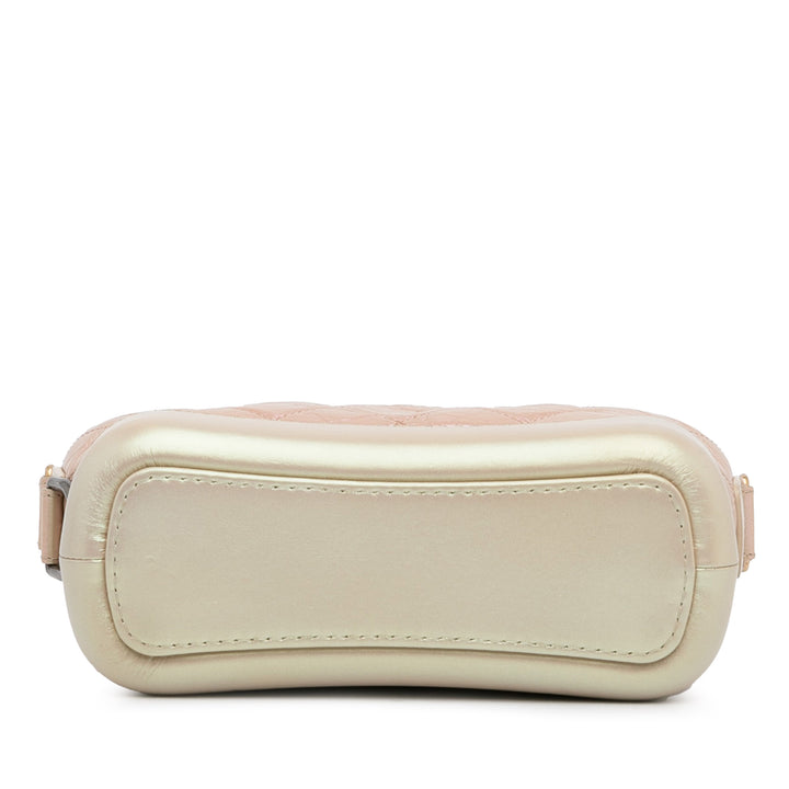 Small Iridescent Gabrielle Crossbody Pink - Gaby Paris