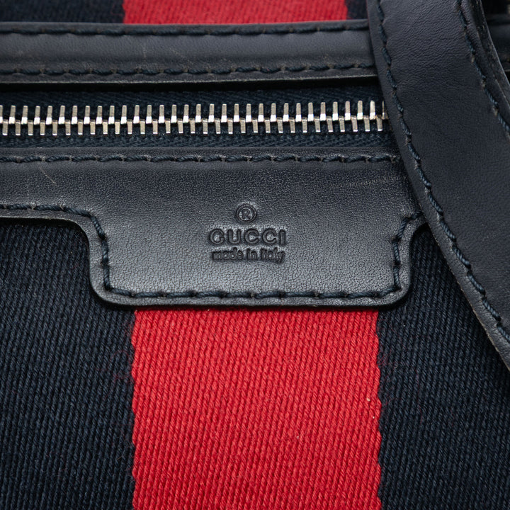 Gucci Medium GG Toile Web Joy Boston Sac