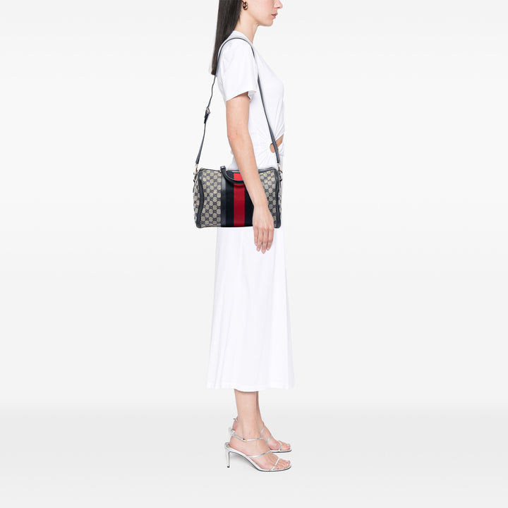 Gucci Medium GG Toile Web Joy Boston Sac