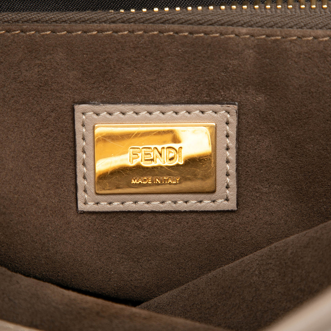 Fendi Peekaboo Iconic Sac Moyen Marron