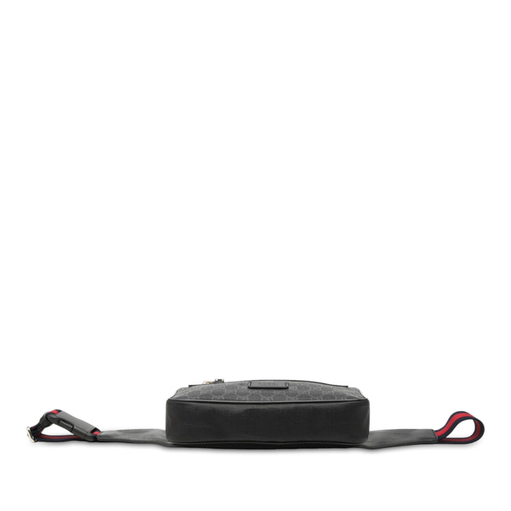 Gucci Ceinture Web GG Supreme Noir – vue 3 – GABY PARIS