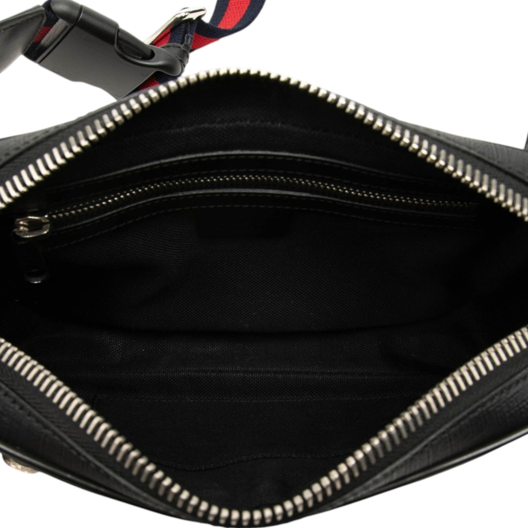 Gucci Ceinture Web GG Supreme Noir – vue 4 – GABY PARIS