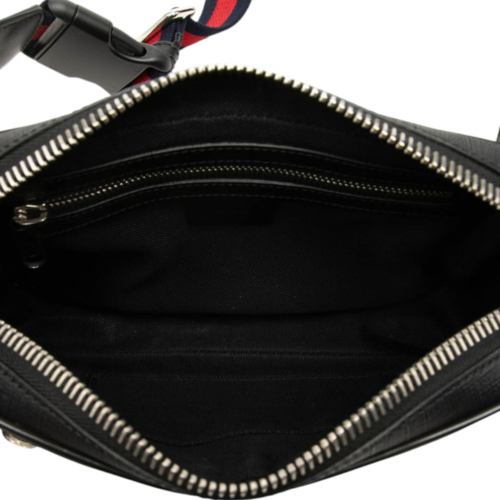Gucci Ceinture Web GG Supreme Noir – vue 4 – GABY PARIS