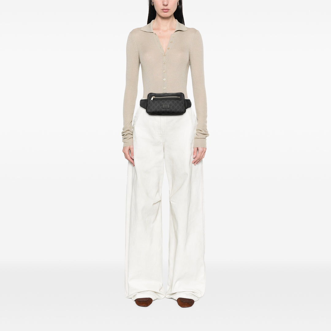 Gucci Ceinture Web GG Supreme Noir – vue 6 – GABY PARIS