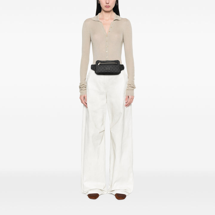 Gucci Ceinture Web GG Supreme Noir – vue 6 – GABY PARIS