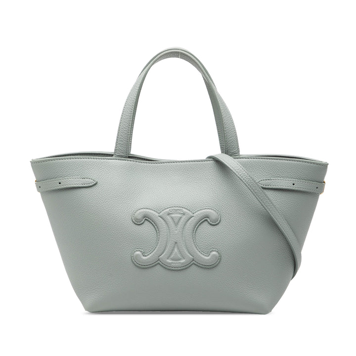 grainé Triomphe Cabas Anais Cabas Mini Cuir de veau grainé Gris