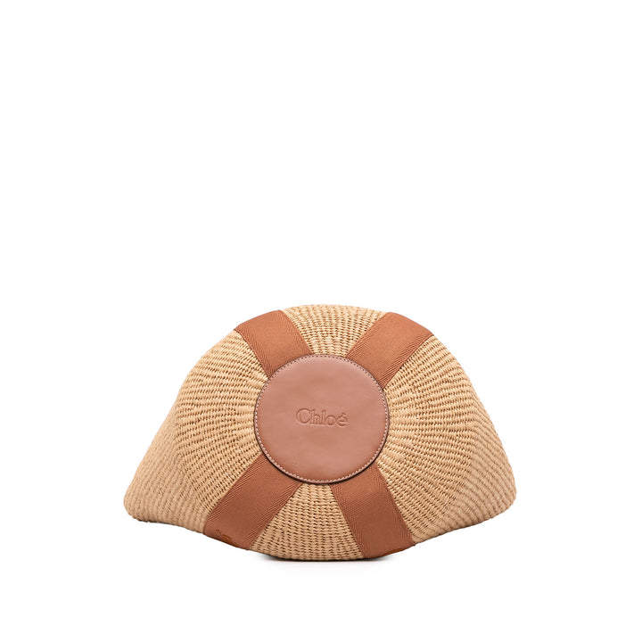 Chloé Woody Basket Cabas Grand Marron – vue 3 – GABY PARIS