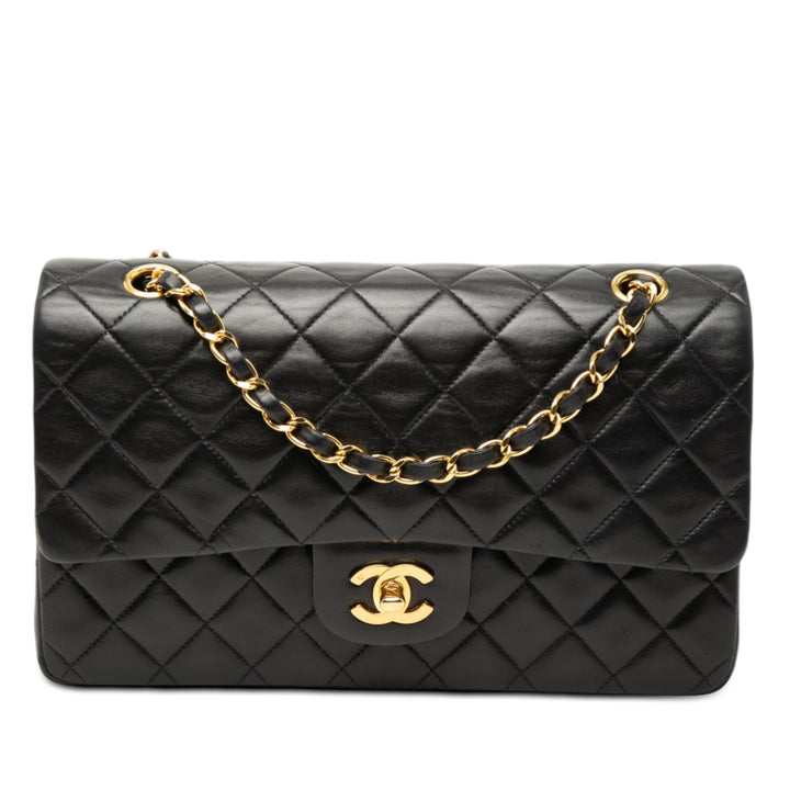Chanel Medium Classic Cuir d’agneau Double rabat
