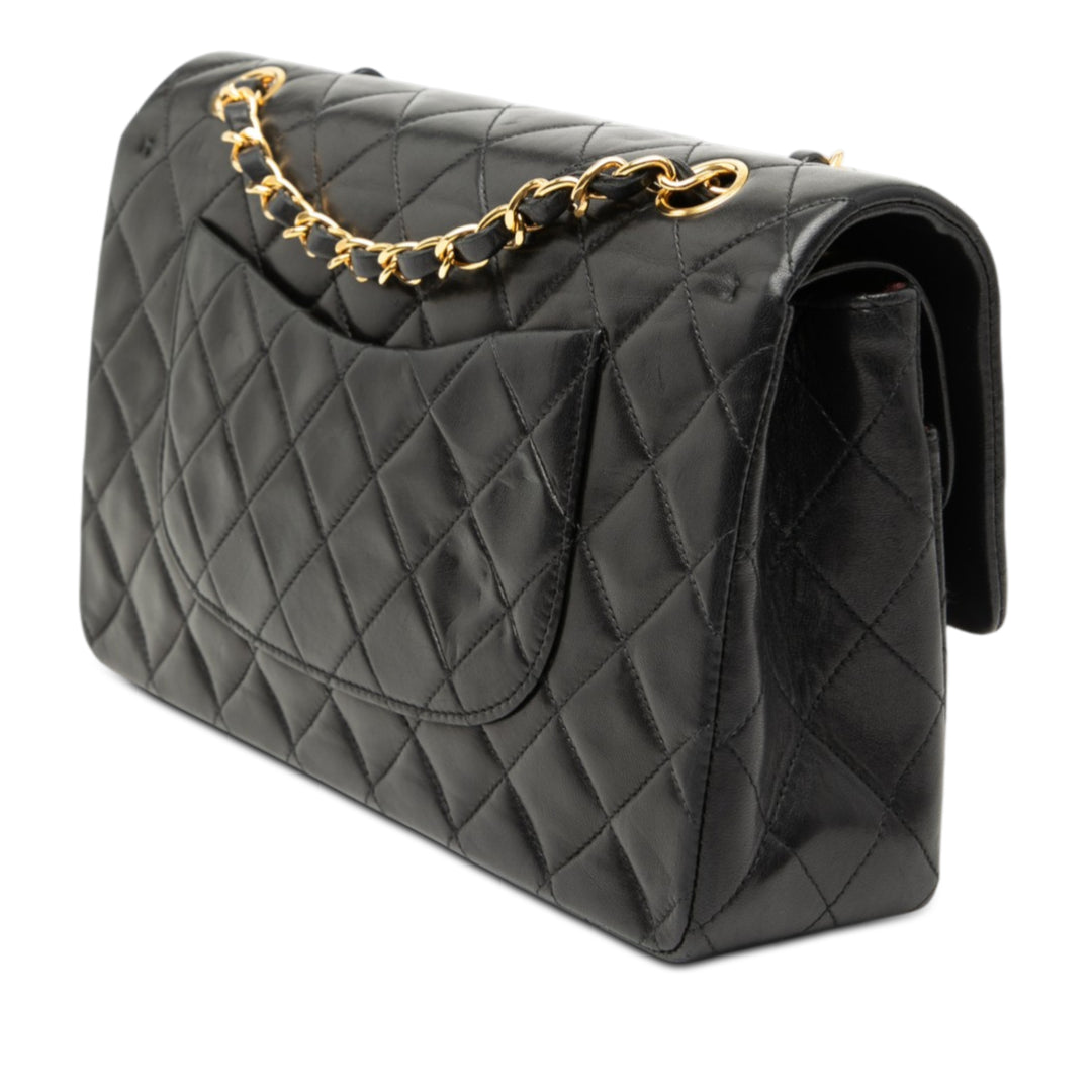 Chanel Medium Classic Cuir d’agneau Double rabat